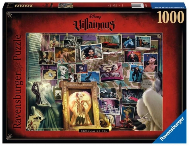 Puzzle Disney Villainous: Cruella de Vil 1000 piese