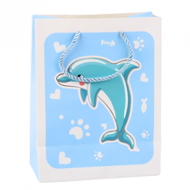 Pungă cadou 3D cu animale pastel