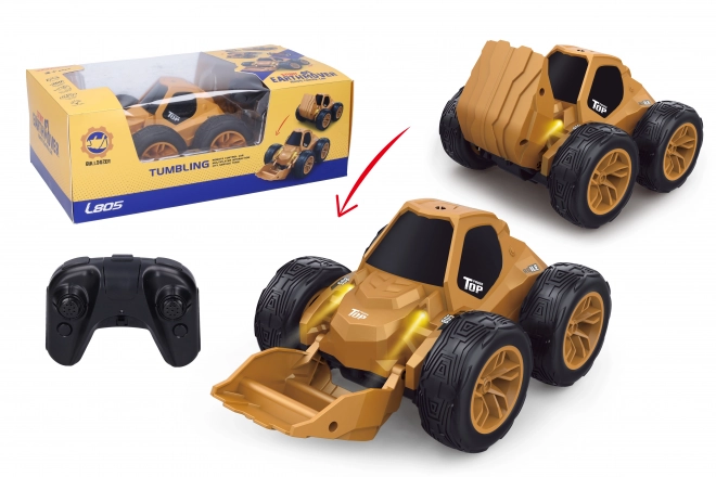 Buldozer RC cu efecte de lumini 20 cm