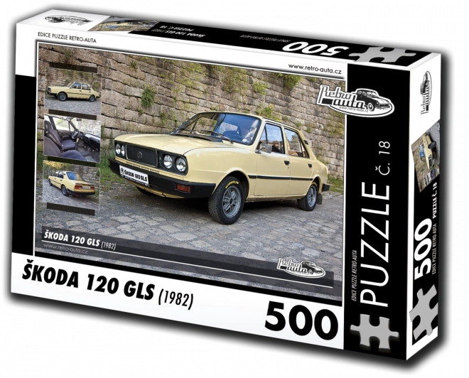 Puzzle Retromobile Șkoda 120 GLS 1982 500 piese