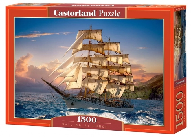 Puzzle Castorland Plimbare La Amurg 1500 piese