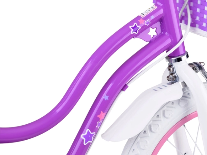 Bicicletă pentru fete Royalbaby Star Girl albastră – Violet