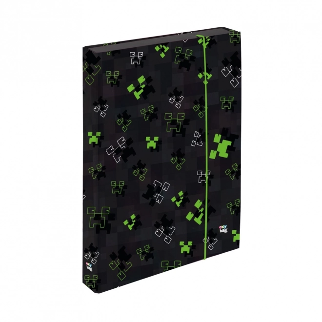 Box pentru caiete A4 Jumbo OXY NEXT Green Cube