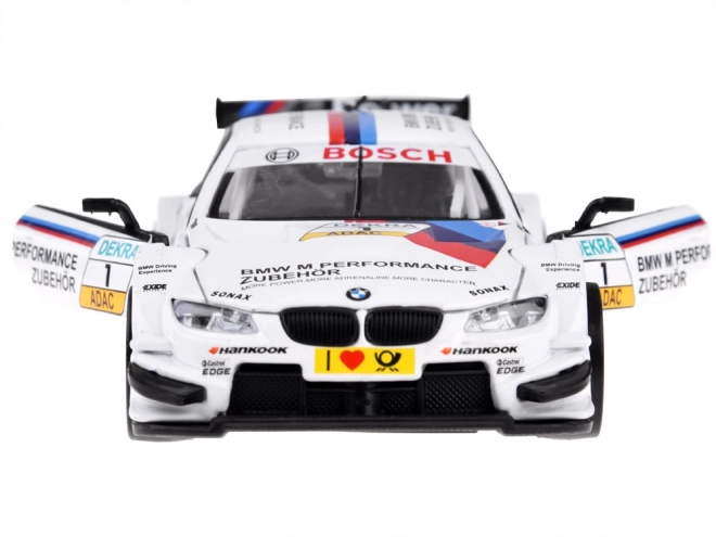 Mașină metalică sport BMW M3 DTM la scară 1:32 cu sunete și lumini