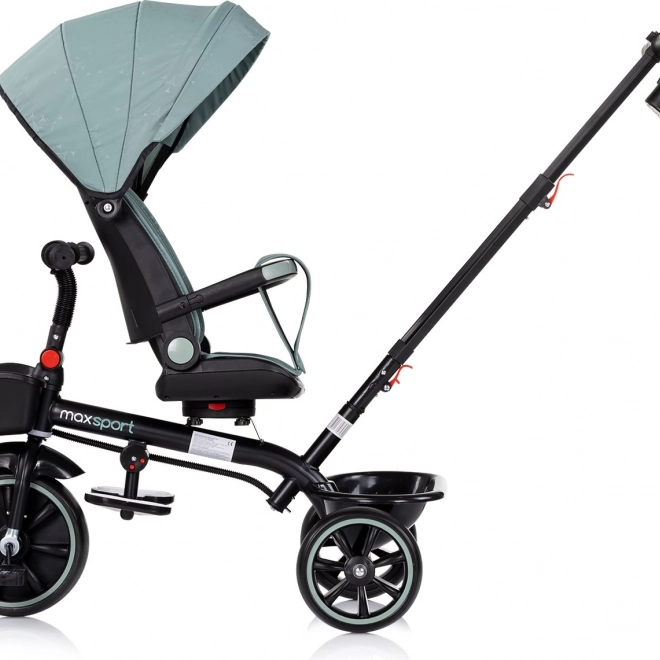 Tricicletă cu copertină 2în1 Chipolino Max Sport Basil