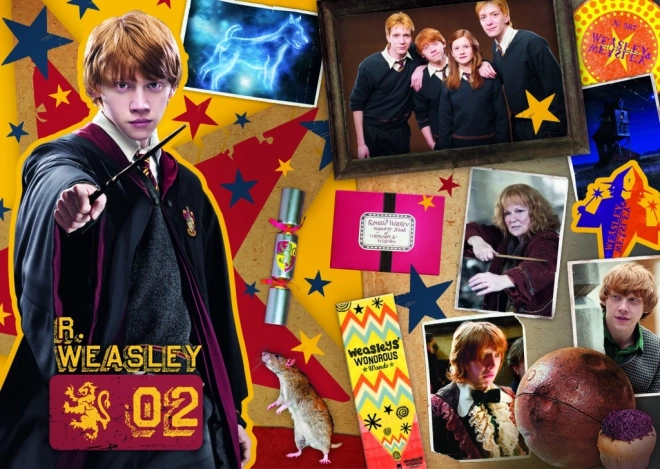 Puzzle Harry Potter Ron, Hermione și Harry 400 + 500 + 600 piese