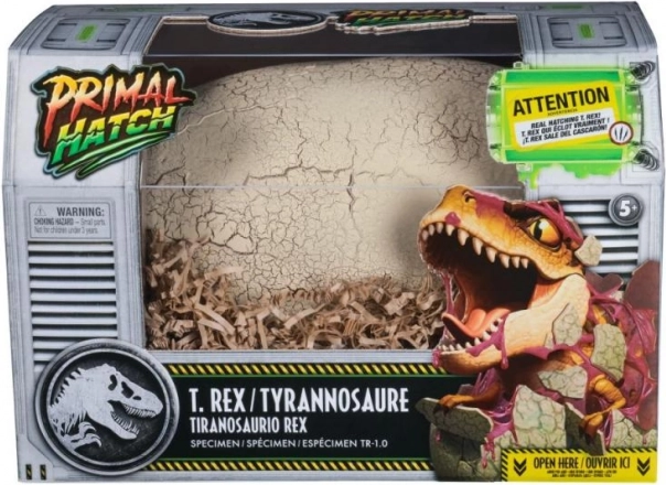T-Rex interactiv eclozând din ou