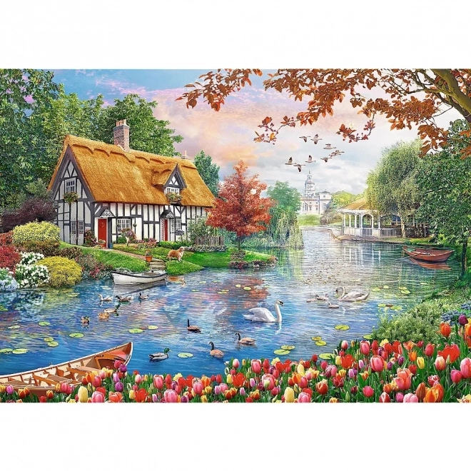 Puzzle Căsuța Liniștită 500 piese