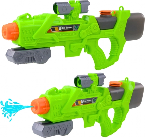 Pistolă cu apă mecanică 550 ml verde