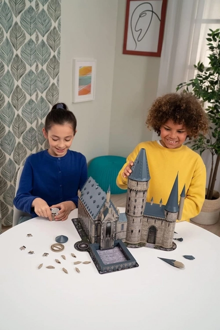 Castelul Hogwarts Puzzle 3D 540 piese