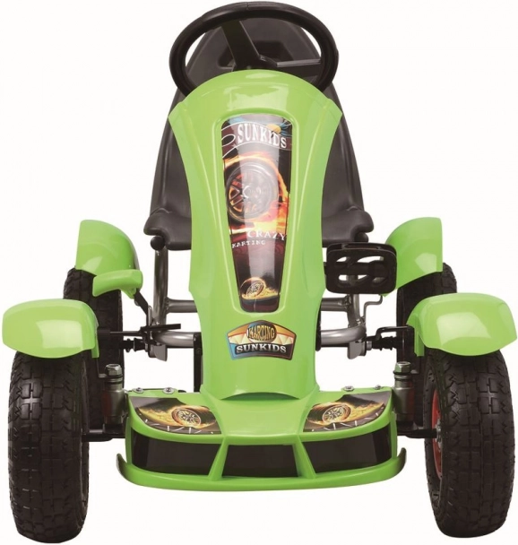Gokart cu pedale verde