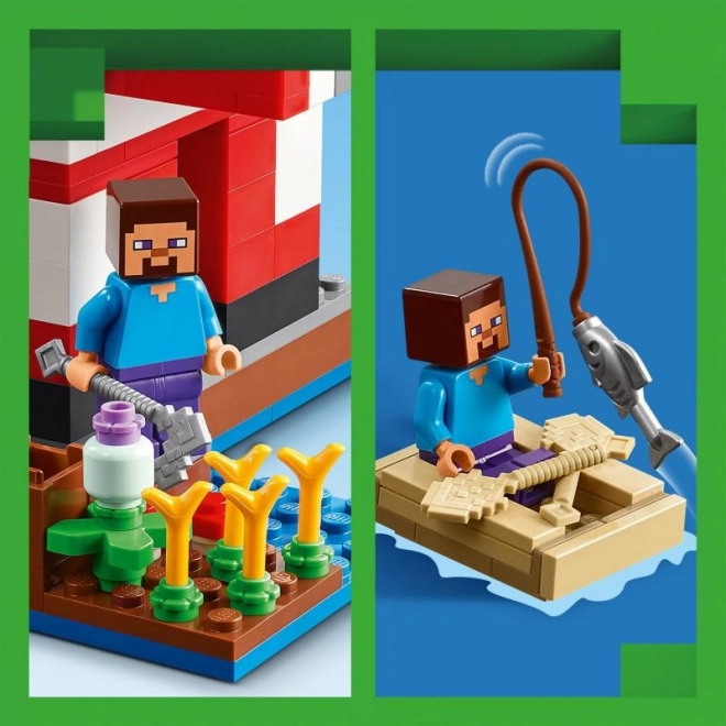 Casa vacii ciupercilor LEGO Minecraft