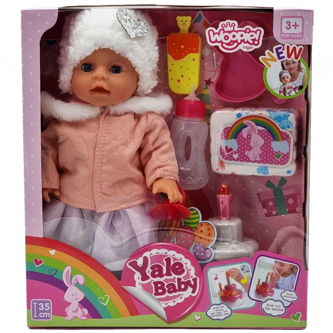 Păpușa interactivă Micuța Zosia de ziua de naștere 35 cm cu accesorii