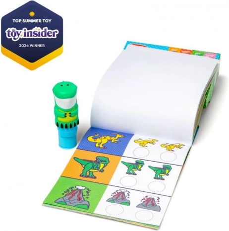 Caiet cu autocolante STICKER WOW – dinozauri