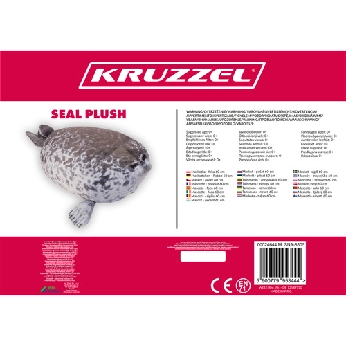 Jucărie pluşată focă 60 cm Kruzzel