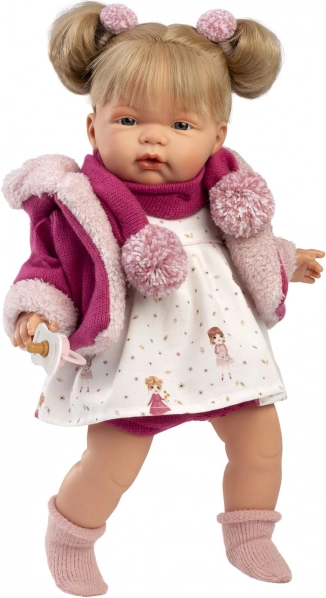 Llorens Joelle - păpușă realistă cu sunete 38 cm