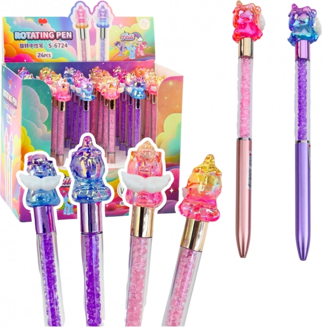 Pix gel colorat cu unicorn