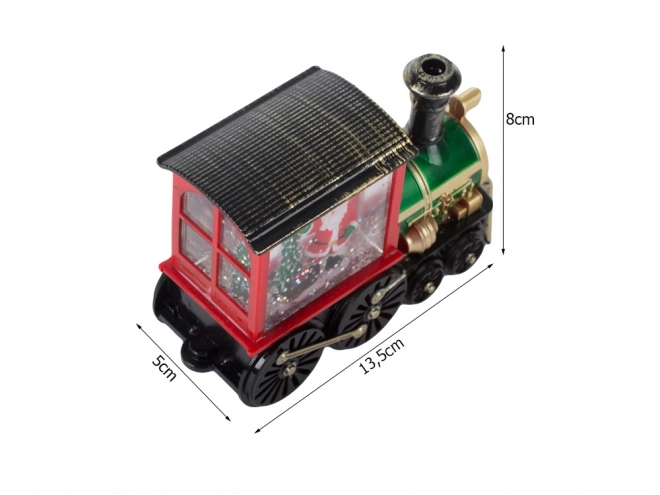 Lanternă de Crăciun locomotivă cu iluminare LED