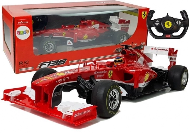 Mașina de curse Ferrari F138 Formula 1 roșie
