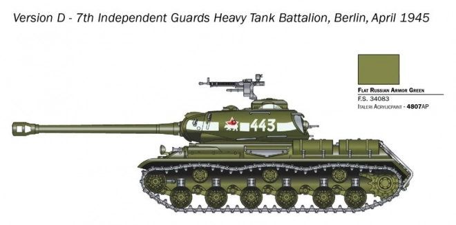 Model de tanc Josif Stalin JS-2 1/56
