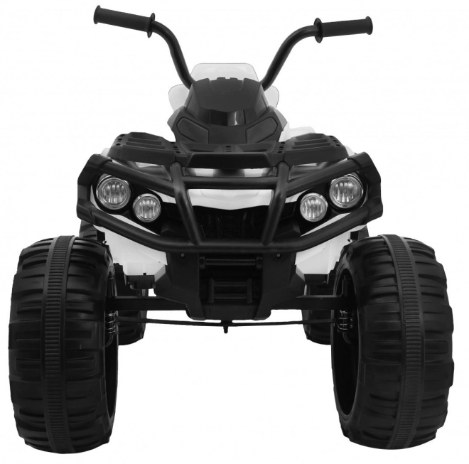 ATV Quad 2,4GHz pe baterie pentru copii Alb + Telecomandă + Roți EVA + Radio MP3 + Pornire gratuită