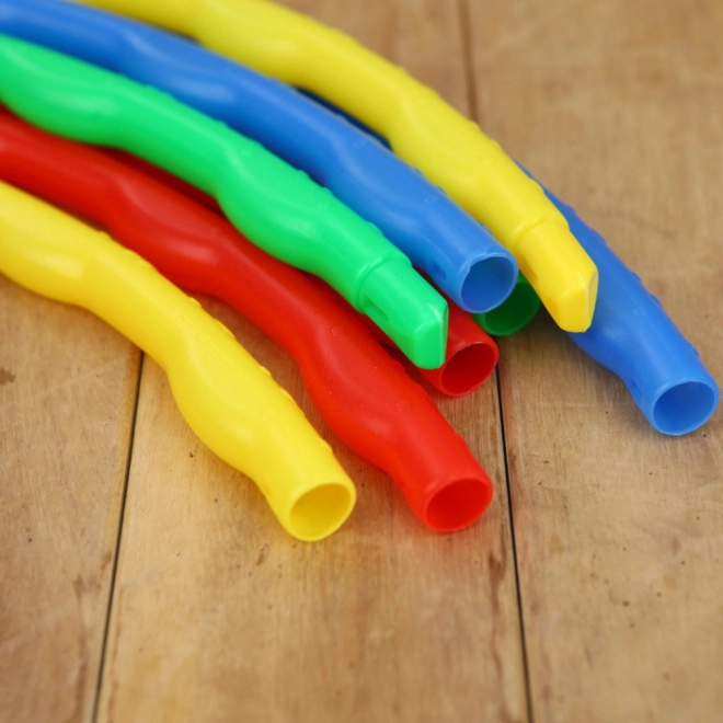Cerc Hula cu noduri colorat 8 piese pentru exerciții