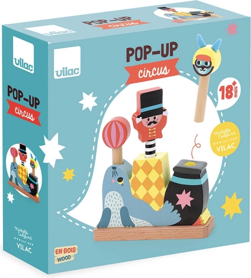 Joc din lemn Cirkus Vilac