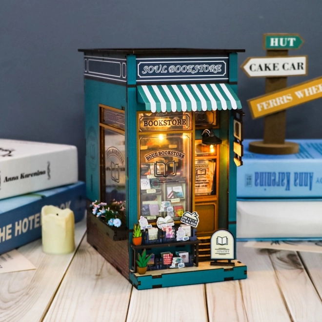 Suport carte Librăria Sufletului – set de construcție pentru copii
