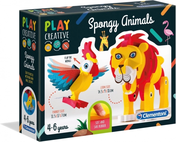 Clementoni animăluțe moi – set creativ pentru copii