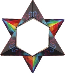 Cubul puzzle magnetic curcubeu