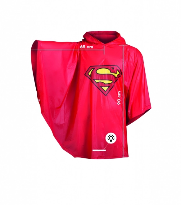 Rucsac școlar cu poncho Superman