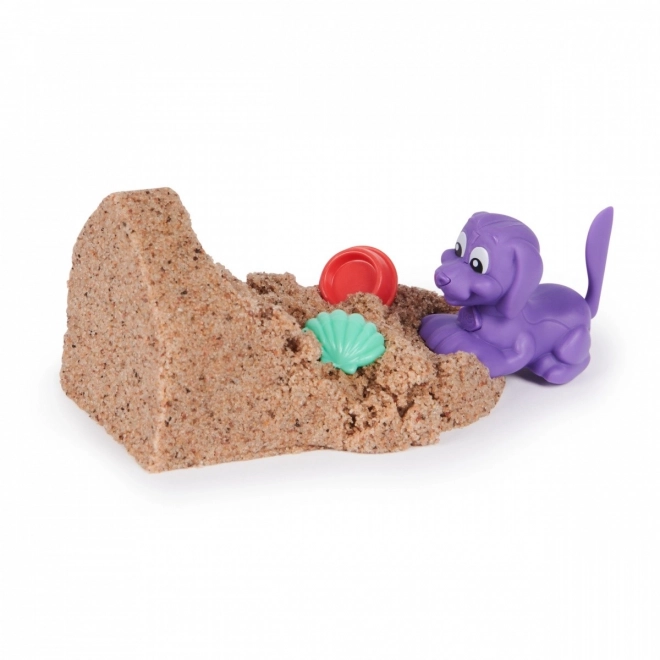 Kinetic Sand cățeluș în cușcă