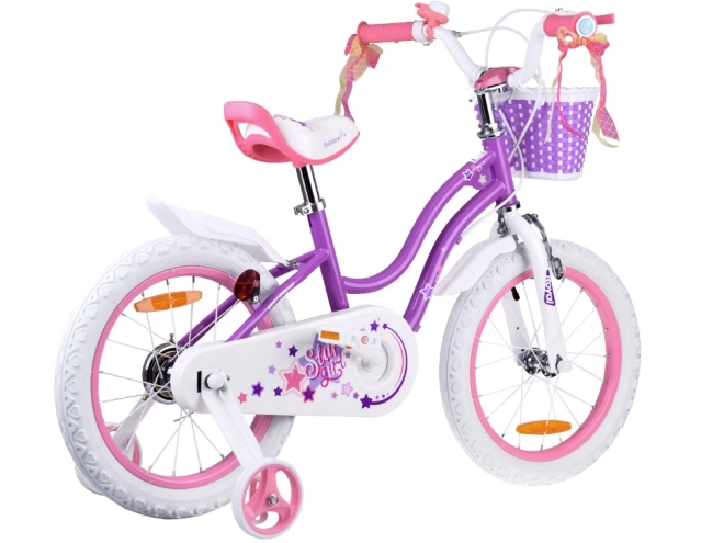 Bicicletă pentru fete Royalbaby Star Girl albastră – Violet