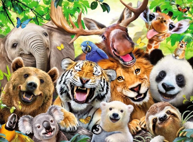 Puzzle Zâmbește, te rog! XXL 300 piese de la Ravensburger
