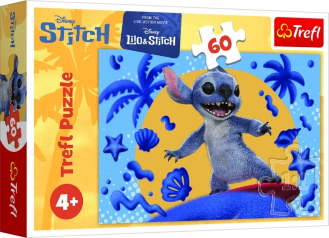 Puzzle O zi cu Stitch 60 piese
