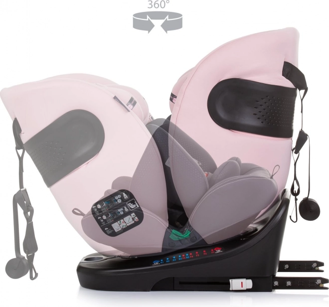 Scaun auto i-Size 360 Chipolino Motion Flamingo