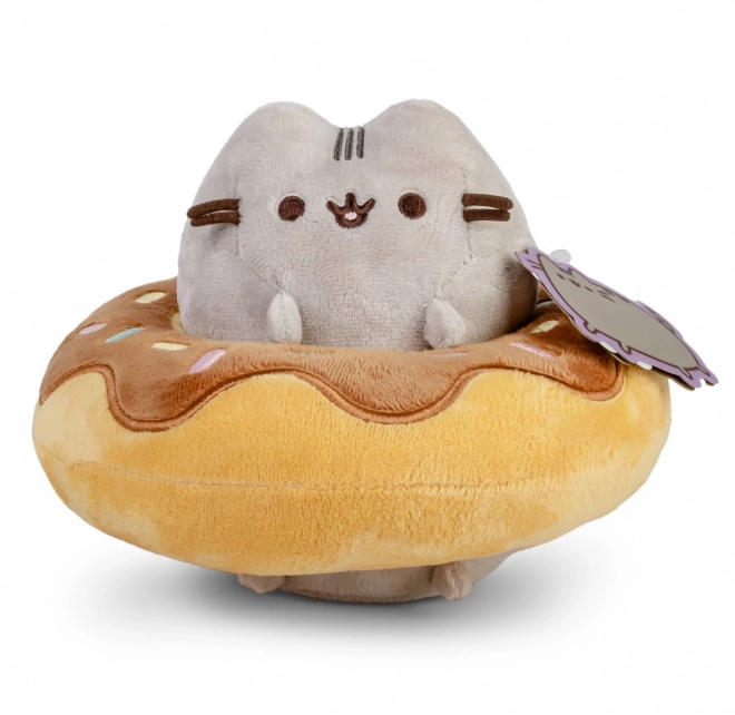 Jucărie de pluș Pusheen cu gogoșă de ciocolată