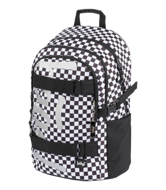 Rucsac ergonomic cu 3 compartimente și buzunar pentru laptop de 15