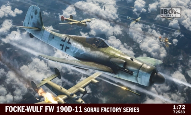 Model avion plastic Fw 190 D11 Sorau Factory 1/72