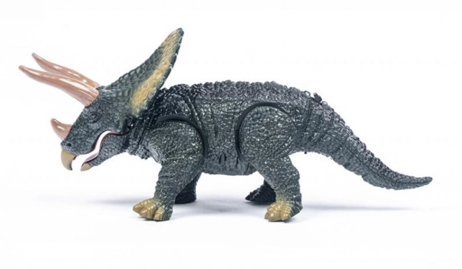 Dinozaur RC Triceratops cu Efecte Luminoase