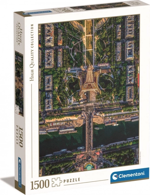 Puzzle 1500 piese zburând peste Paris