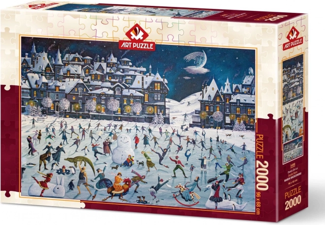 Puzzle Dans pe gheață 2000 piese