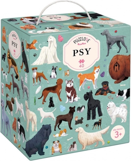 Puzzle 40 piese Puzzlove - Câini