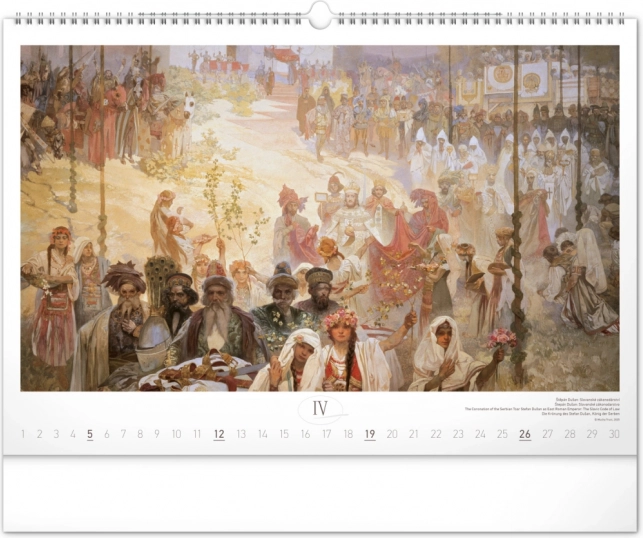 Calendar de perete Epopeea Slavă 2026