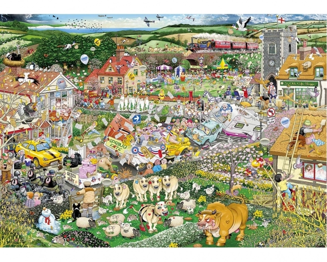 Puzzle iubesc primăvara 1000 piese