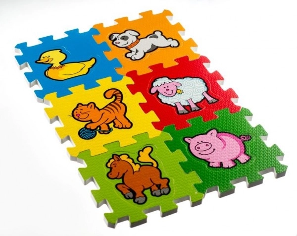 Puzzle din spumă - Primele mele animale