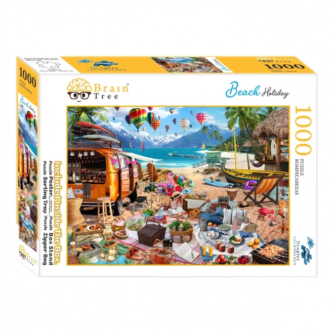 Puzzle Brain Tree Vacanță la Plajă 1000 de piese