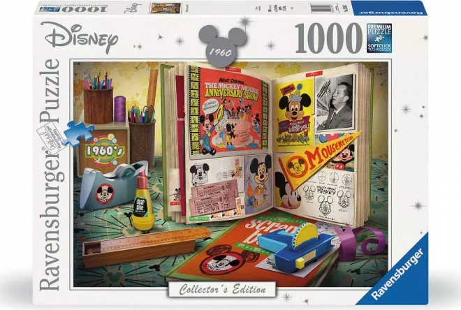 Puzzle ravensburger disney: aniversarea 1960 mickey 1000 piese