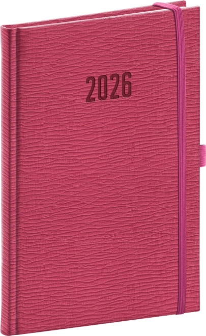 Agendă săptămânală Rivoli roz 2026