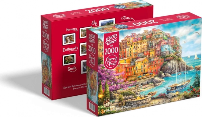 Puzzle zi frumoasă în Cinque Terre 2000 de piese